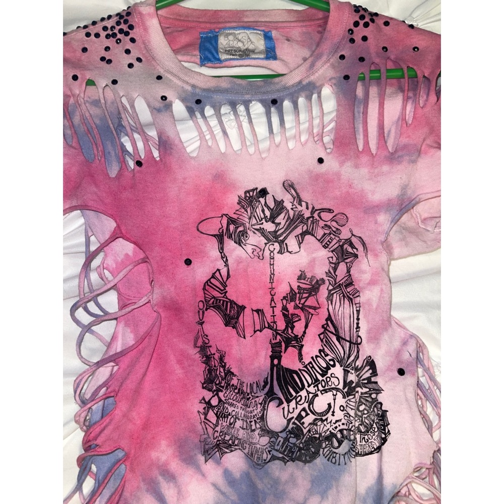 Bows & Arrows custom ripped tee